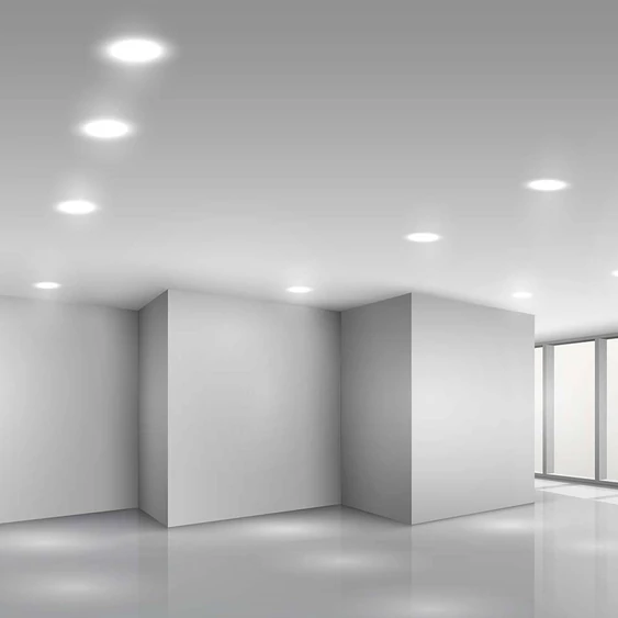 V-TAC süllyeszthető kerek Back-Lit LED panel 6W, hideg fehér, 110 Lm/W - SKU 7860