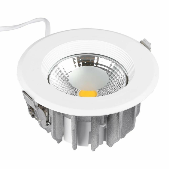 V-TAC süllyeszthető LED COB mélysugárzó lámpa 30W hideg fehér - SKU 211278