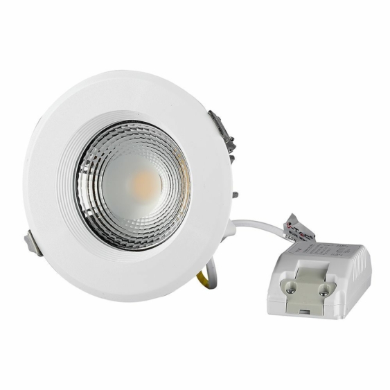 V-TAC süllyeszthető LED COB mélysugárzó lámpa 30W meleg fehér - SKU 211276