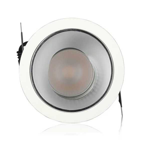 V-TAC süllyeszthető LED COB mélysugárzó lámpa UGR&lt;19 CRI&gt;95 35W meleg fehér - SKU 1477