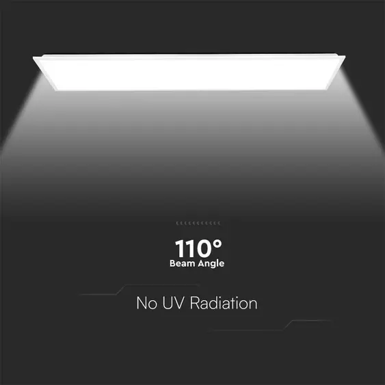 V-TAC süllyeszthető LED panel természetes fehér 40W 120 x 30cm, 120 Lm/W, Back-Lit - SKU 23147