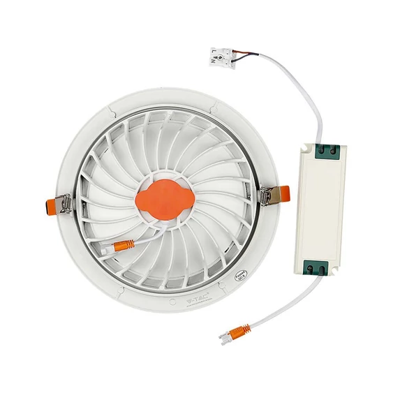 V-TAC süllyeszthető LED SMD mélysugárzó lámpa 10W hideg fehér, 105 Lm/W - SKU 21841