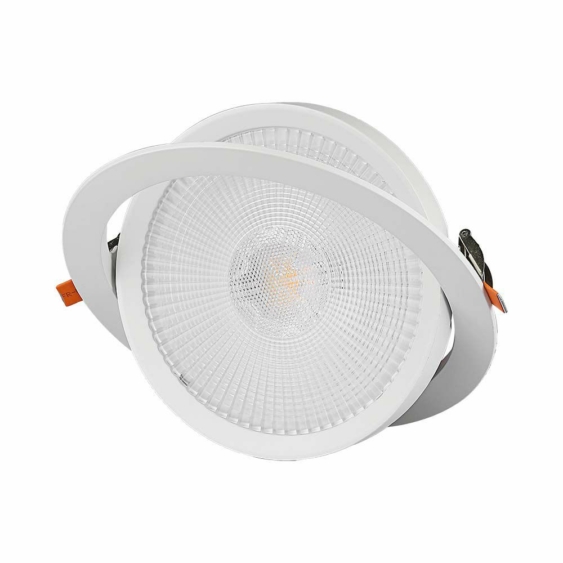 V-TAC süllyeszthető LED SMD mélysugárzó lámpa 20W hideg fehér, 95 Lm/W - SKU 21844