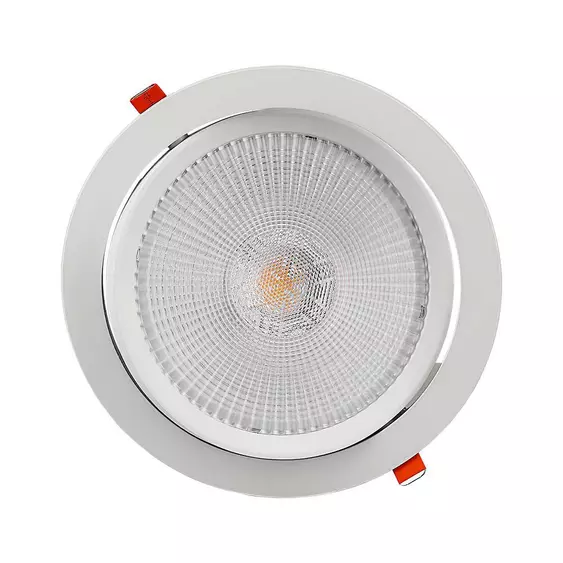 V-TAC süllyeszthető LED SMD mélysugárzó lámpa 30W természetes fehér, 100 Lm/W - SKU 21846