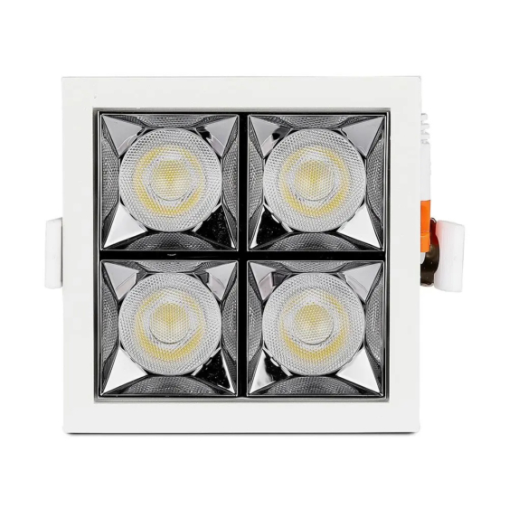 V-TAC süllyeszthető LED SMD mélysugárzó lámpa UGR&lt;19 CRI&gt;90 16W 12° meleg fehér - SKU 978