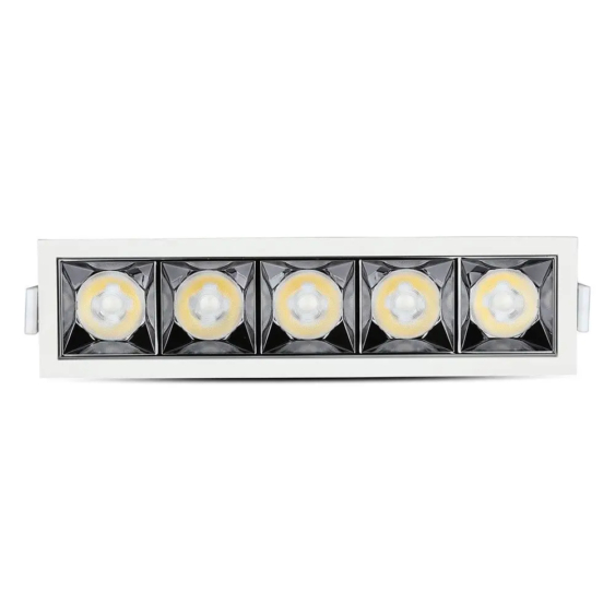 V-TAC süllyeszthető LED SMD mélysugárzó lámpa UGR&lt;19 CRI&gt;90 20W 12° meleg fehér - SKU 981