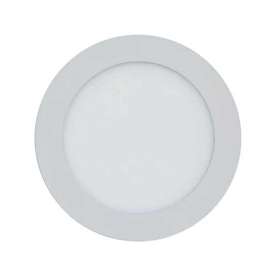 V-TAC süllyeszthető mennyezeti kerek LED panel 12W természetes fehér - SKU 4858