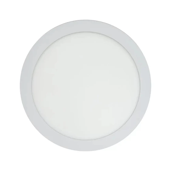 V-TAC süllyeszthető mennyezeti kerek LED panel 24W hideg fehér - SKU 4874