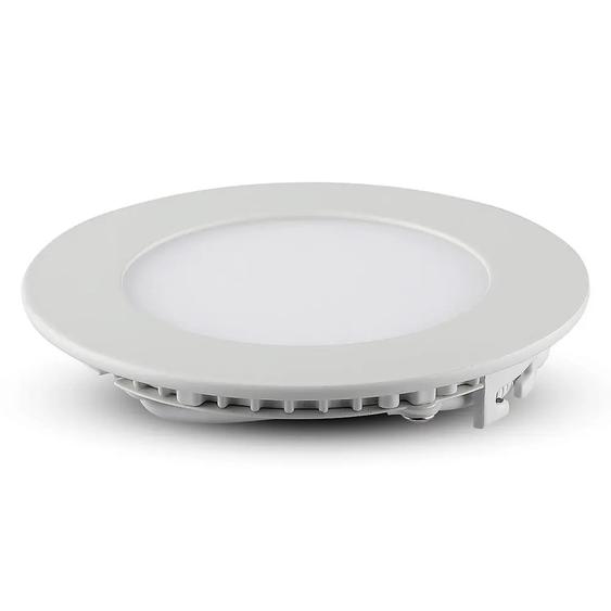 V-TAC süllyeszthető mennyezeti kerek LED panel 6W meleg fehér - SKU 4854