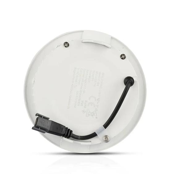V-TAC süllyeszthető mennyezeti kerek LED panel 6W meleg fehér - SKU 706