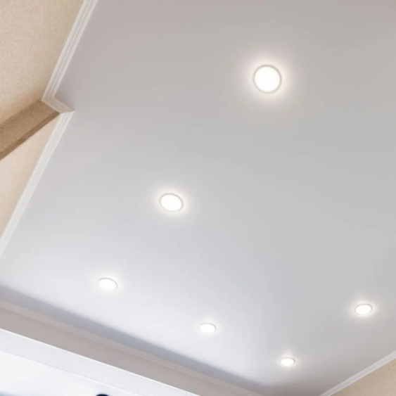 V-TAC süllyeszthető mennyezeti kerek LED panel vékony kerettel 8W természetes fehér - SKU 4932