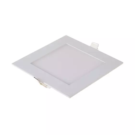 V-TAC süllyeszthető szögletes fémházas LED panel 12W meleg fehér - SKU 214866