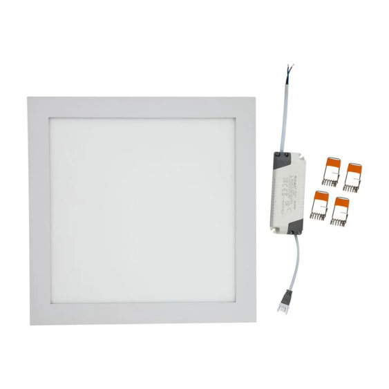 V-TAC süllyeszthető mennyezeti szögletes LED panel 24W meleg fehér - SKU 4887