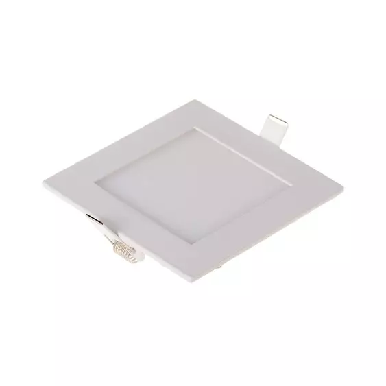 V-TAC süllyeszthető szögletes fémházas LED panel 6W hideg fehér - SKU 214865