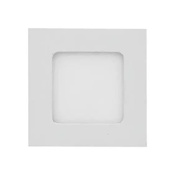 V-TAC süllyeszthető mennyezeti szögletes LED panel 6W meleg fehér - SKU 4863