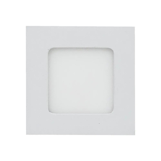 V-TAC süllyeszthető mennyezeti szögletes LED panel 6W meleg fehér - SKU 4863