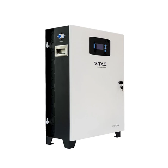 V-TAC szolár 48V 10 kWh napelem inverterekhez való beltéri akkumulátor - SKU 11447