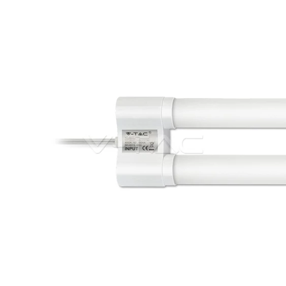 V-TAC T8 dupla LED fénycső 55cm hideg fehér - SKU 6314