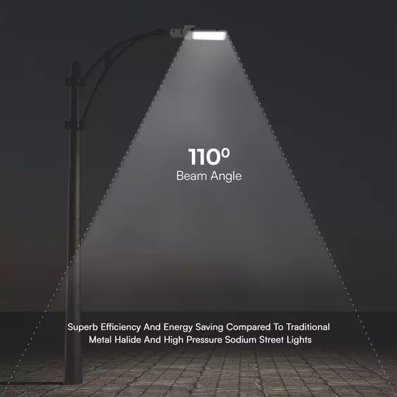 V-TAC utcai LED lámpa, SAMSUNG SMD-vel, térvilágító ledes lámpatest 50W hideg fehér - SKU 215281