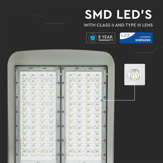 V-TAC utcai LED lámpa, térvilágító ledes lámpatest 150W hideg fehér - SKU 888