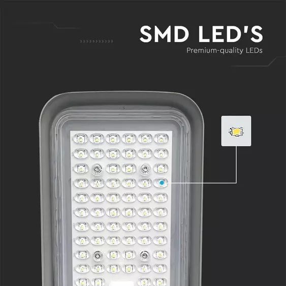 V-TAC utcai LED lámpa, térvilágító ledes lámpatest 30W hideg fehér - SKU 7887