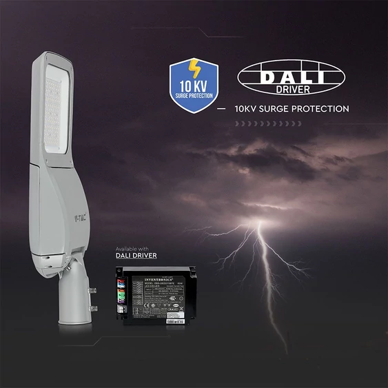V-TAC utcai LED lámpa, térvilágító ledes lámpatest 80W természetes fehér - SKU 541