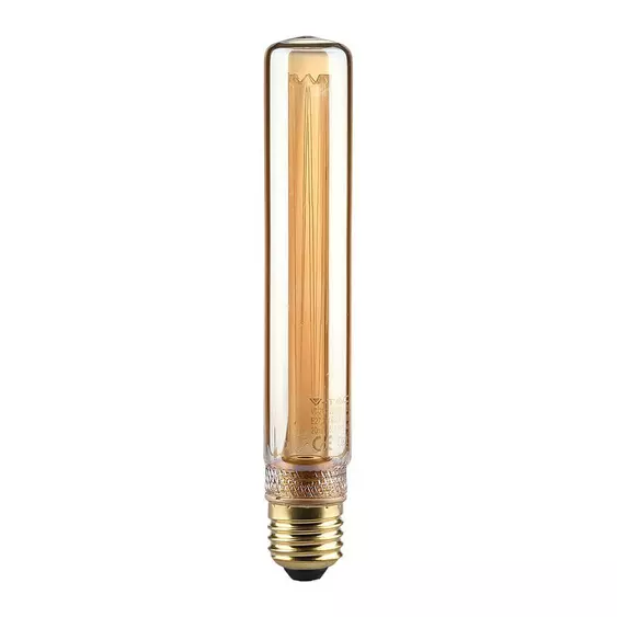 V-TAC Vintage 2W borostyán E27 ART filament T30 LED égő, 1800K - SKU 217473