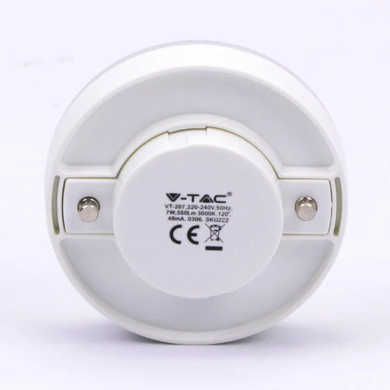 V-TAC 7W GX53 meleg fehér LED égő - SKU 222