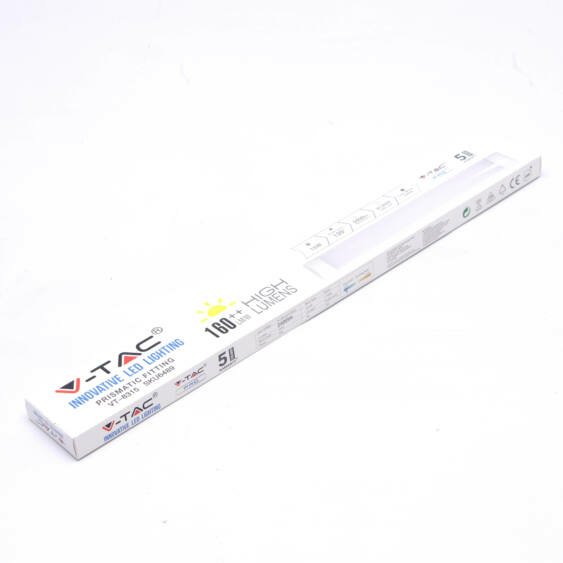 V-TAC Slim LED lámpa 60cm 15W hideg fehér 160lm/W - SKU 6489