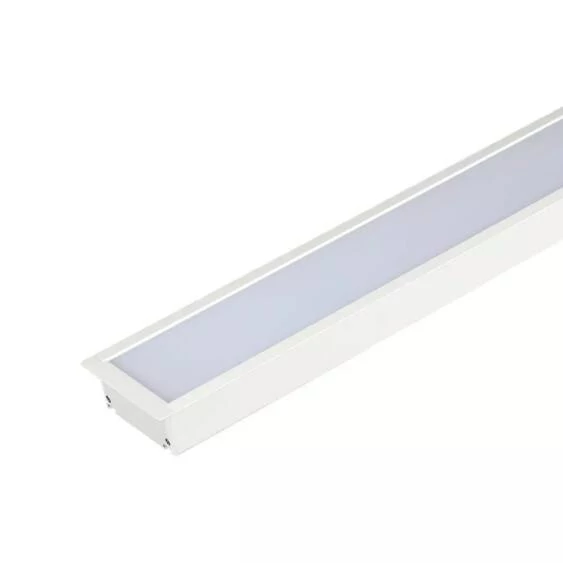 V-TAC álmennyezetbe süllyeszthető lineáris LED lámpa 121cm 40W természetes fehér - SKU 382